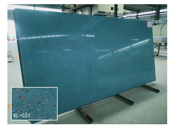 Hui Cheng inorganic quartz stone display 